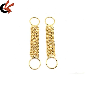 Fashion Wholesale New Design Bikini Connectors Gold Cycle Chain Bikini Connector For Top Swimsuit