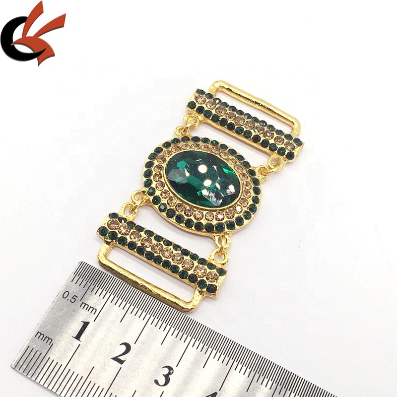 Bikini connector ornament gold setting rhinestone bikini connector for women