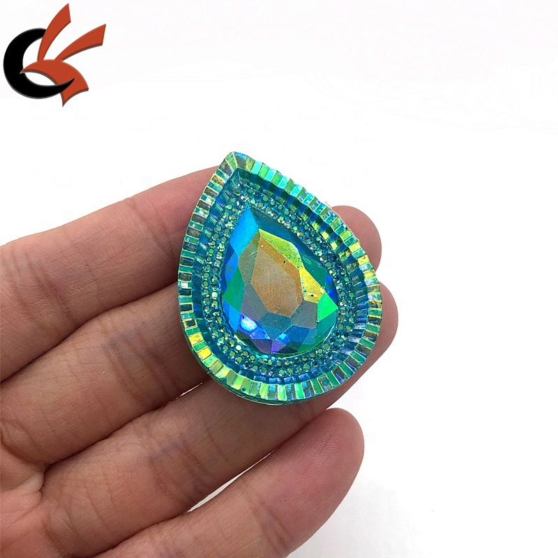 Unique designs large size teardrop loose rhinestone gems for Carnival decoration