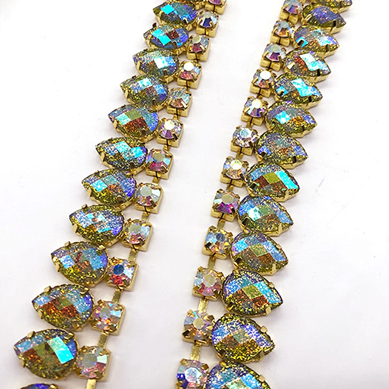 Shinning glitter Rhinestone chain Trim for Cake Decorating Sewing or Home Decor