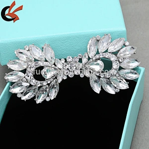 Crystals Wedding Bridal Matching Clasp Closure Button Hook and Eye Clasp