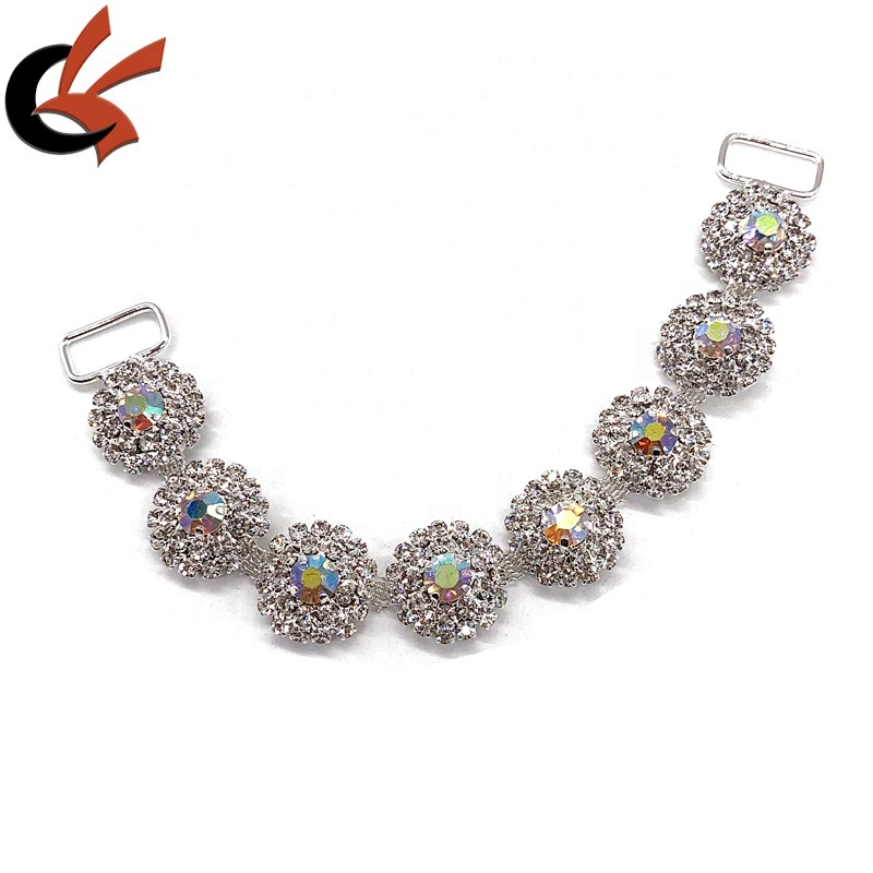Custom Jewelry Diamond Shinny Bikini  connector for Women swimwear decoration