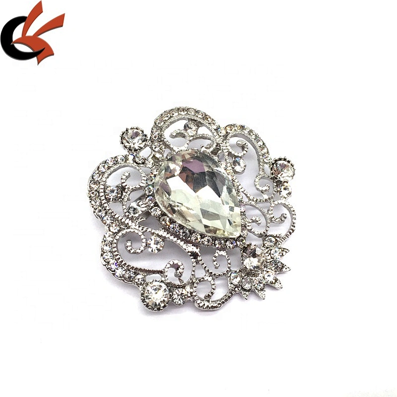 Vintage Jewelry Rhinestone Crystals Flower Brooches/ Broach Pin for Women Jewelry Accessories