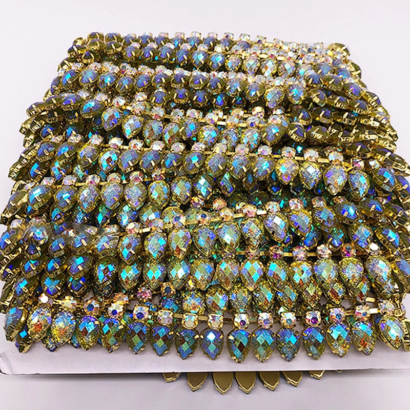 Shinning glitter Rhinestone chain Trim for Cake Decorating Sewing or Home Decor