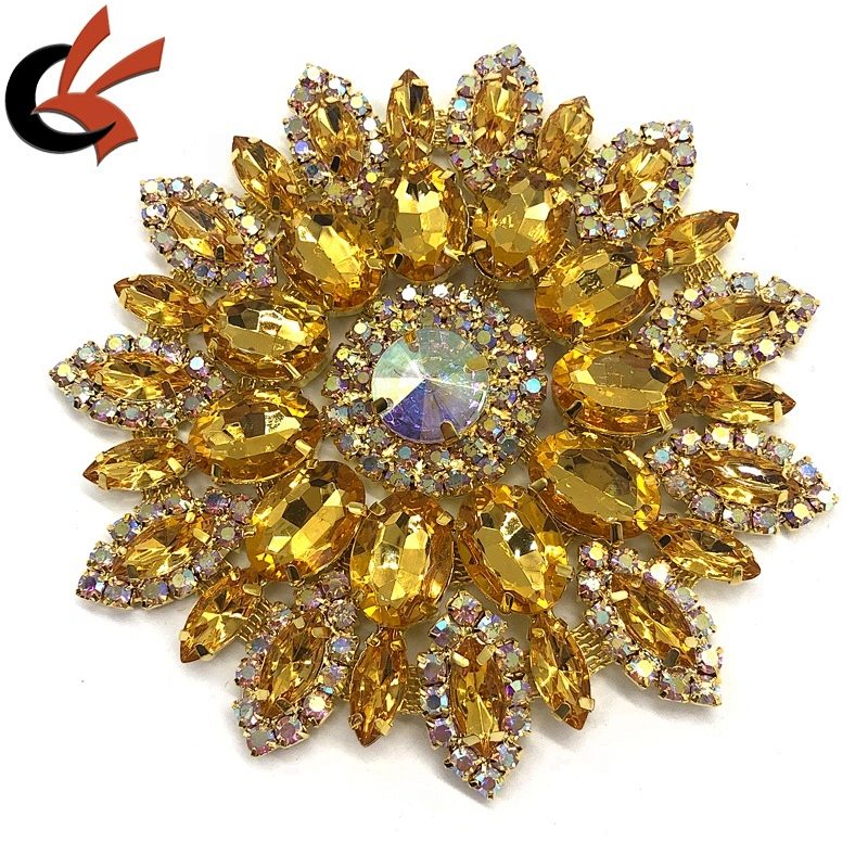 Wholesale Rhinestone Applique Crystal Patch Embroidery Bridal Sash Crystal Jewelry Appliques