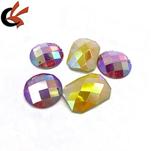 rectangle round various shapes resin rhinestone loose gems