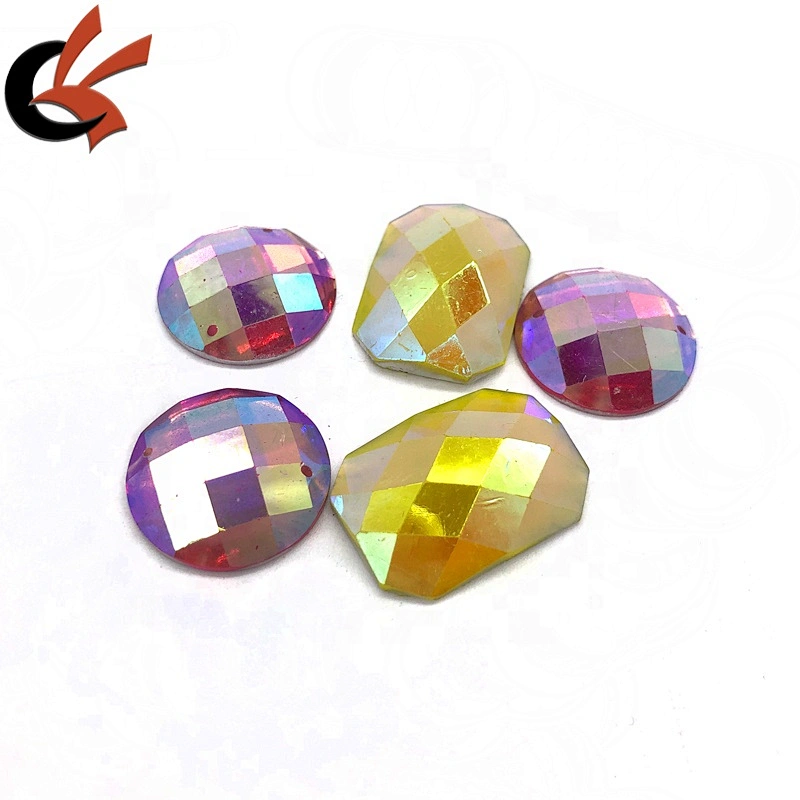rectangle round various shapes resin rhinestone loose gems