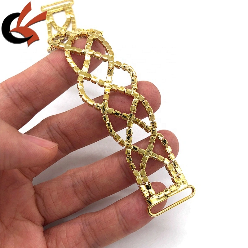 Sparkling Crystal Chain Diamante Rhinestone AB Competition Fitness Bikini Connectors