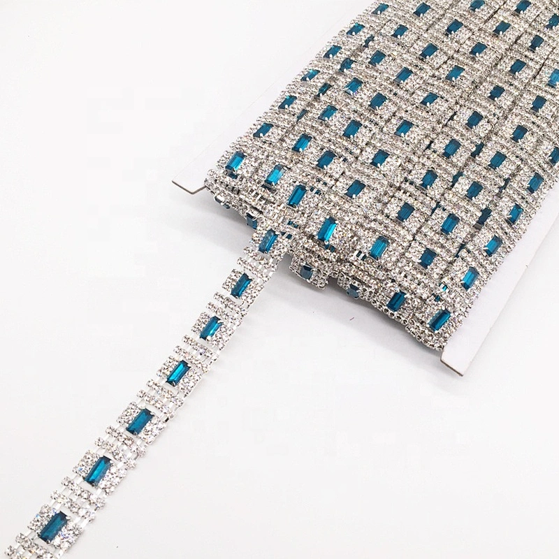 Factory wholesale bridal crystal flat back strap rhinestone trimmings for clothing