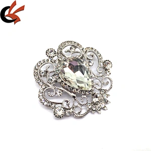 Vintage Style Rhinestone Decoration Crystal Brooch Pin For Women Party Dress Accessories