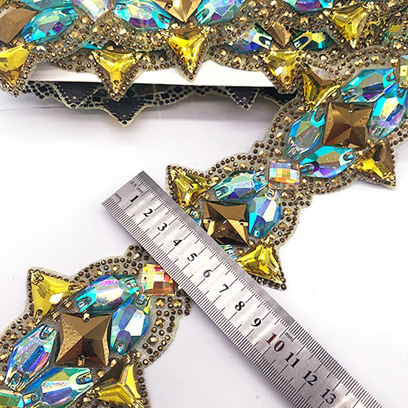 Wholesale Hot Fix Rhinestone trim Chain for Stage & Dance Wear accessories