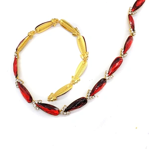 Fashion Costume Jewelry Chain Crystal Resin rhinestone Trimming