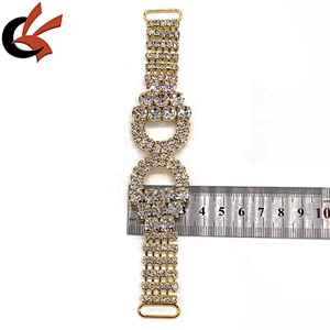 Gold Metal Chain Rhinestone Bikini Connector Girl Sexy Swimwear Accessories Wholesale