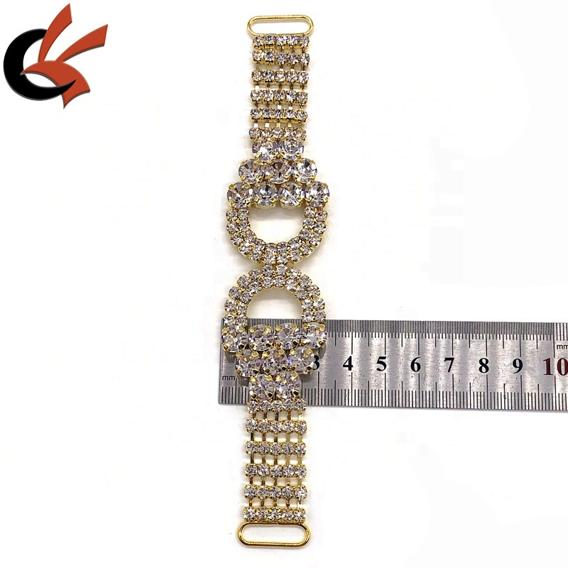 Gold Metal Chain Rhinestone Bikini Connector Girl Sexy Swimwear Accessories Wholesale