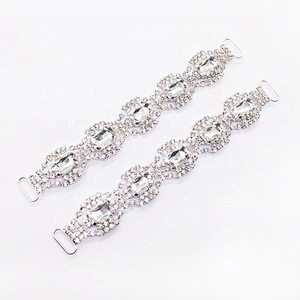 Custom Hot Sale Sparkle Bling Reusable Washable Rhinestone Crystal Bikini Connector