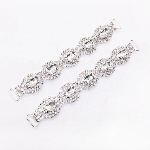 Custom Hot Sale Sparkle Bling Reusable Washable Rhinestone Crystal Bikini Connector