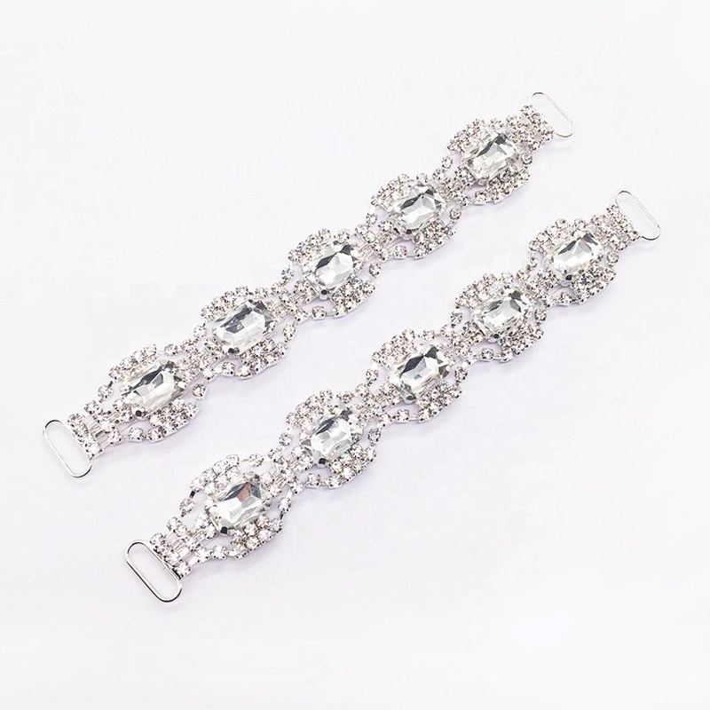 Custom Hot Sale Sparkle Bling Reusable Washable Rhinestone Crystal Bikini Connector