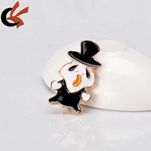 Hot sale custom cute ghost decorations kids pin halloween brooch for halloween party