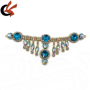 Handmade crystal rhinestone bikini Strap bikini connector for competition carnival bikini