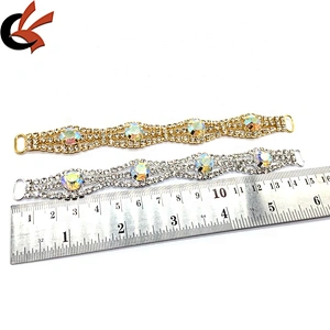Gold/Silver Setting Women Swimsuits Rhinestone Bikini Connectors For DIY Beachwear Accessories