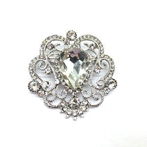 Vintage Jewelry Rhinestone Crystals Flower Brooches/ Broach Pin for Women Jewelry Accessories