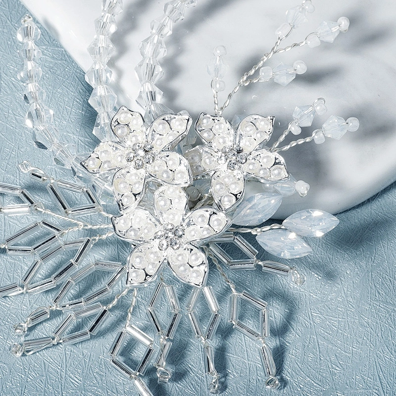 2020 hot sale Luxury Handmade Pearl rhinestone shoe clip wedding shoe accessories