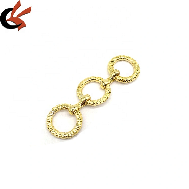 Factory Wholesale Women Handbag Ornament Gold Metal Swimwear Clasp Bikini Buckle Parts