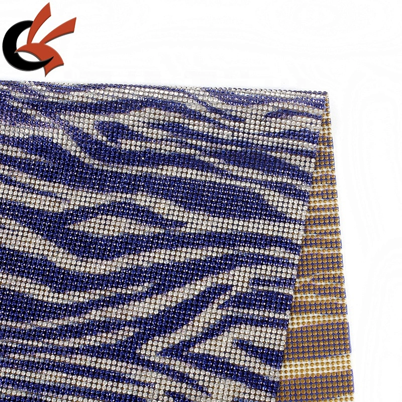 2mm Bag Decoration Iron On Rhinestone Sheet heat transfer crystal mesh