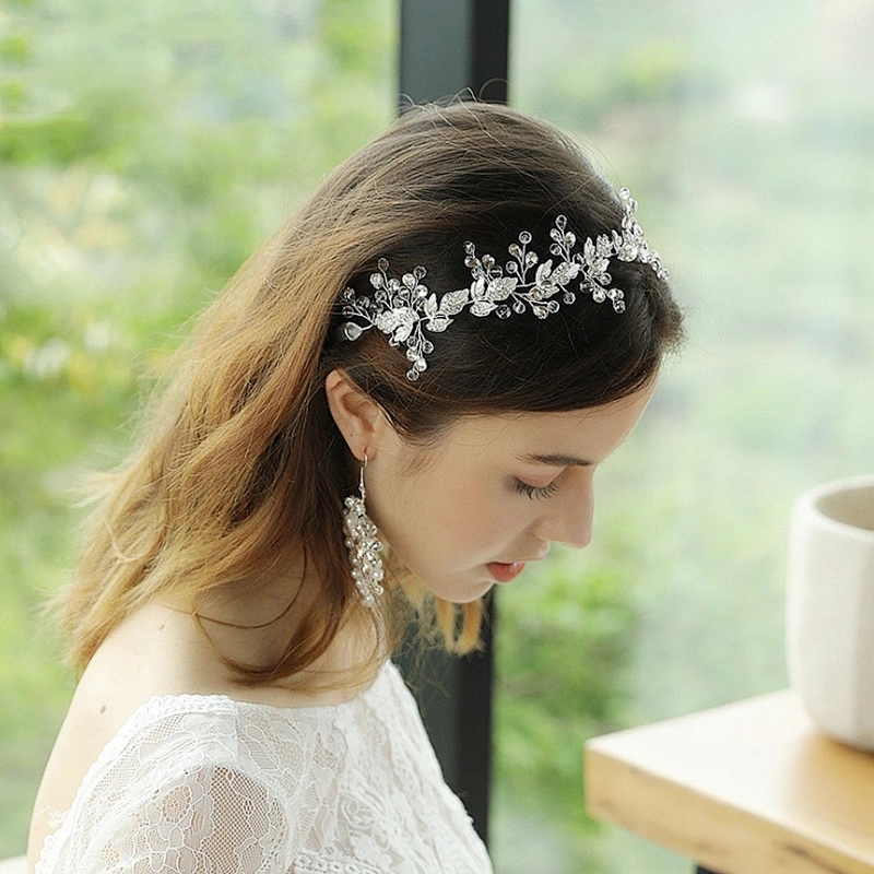 2020 HOT SALE handmade wedding rhinestone crystal bead hair band hair accessories
