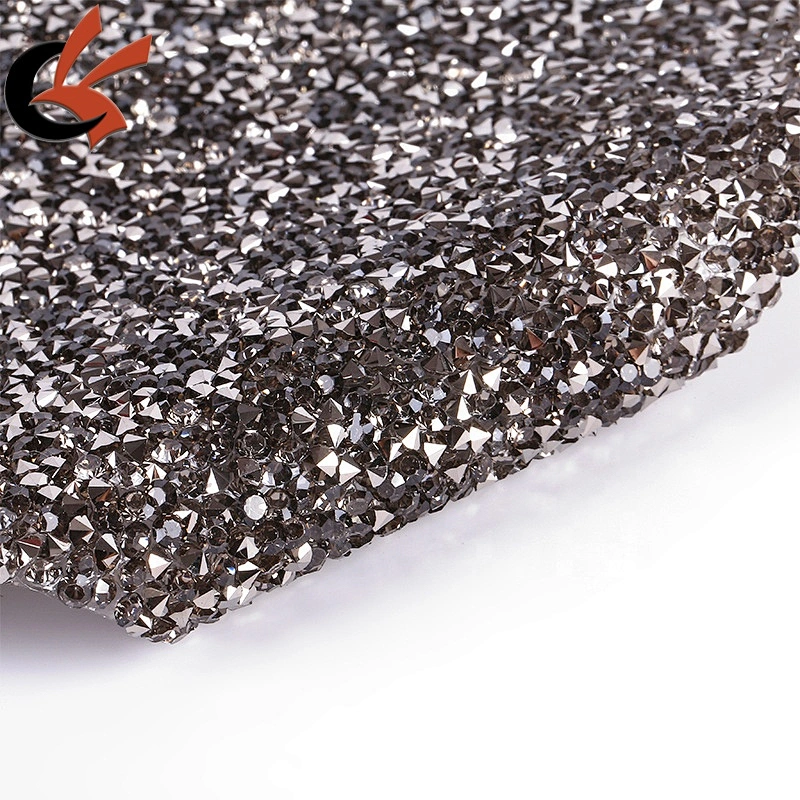 NEW 24*40cm full crystals Iron On Applique hot fix Rhinestone Trim Sheet