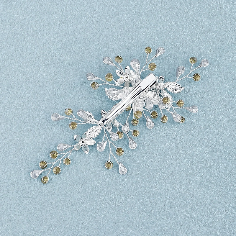 Whole Wedding Bridal Hair Accessories Crystal Rhinestone Hair Clips