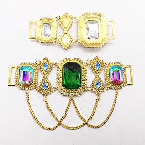 2020 Women Shiny Rhinestone Sexy Various Colours Swimwear Connector For Bikini Beauty Pageant