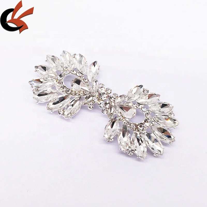 2020 Customize Design New Fashion Crystal Rhinestone Pair Clasp Jewelry Belt Buckle