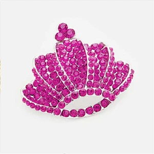 High quality charm wedding costume accessories crystal rhinestone brooch in bulk