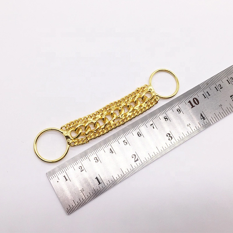 2020 latest listed luxury swimsuit body chain wild gold metal bikini connector wholesale
