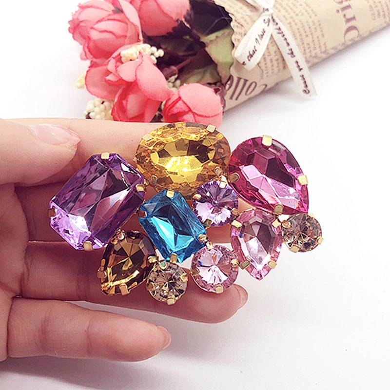 Fashion Decorative colorful Shoe Buckles,Shoe Clips For High Heel,Shoes Accessories For Women