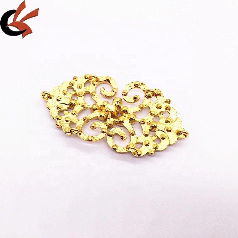 Fashion decorative wedding rhinestone diamond buckle buttons women dress collar crystal pair buckle