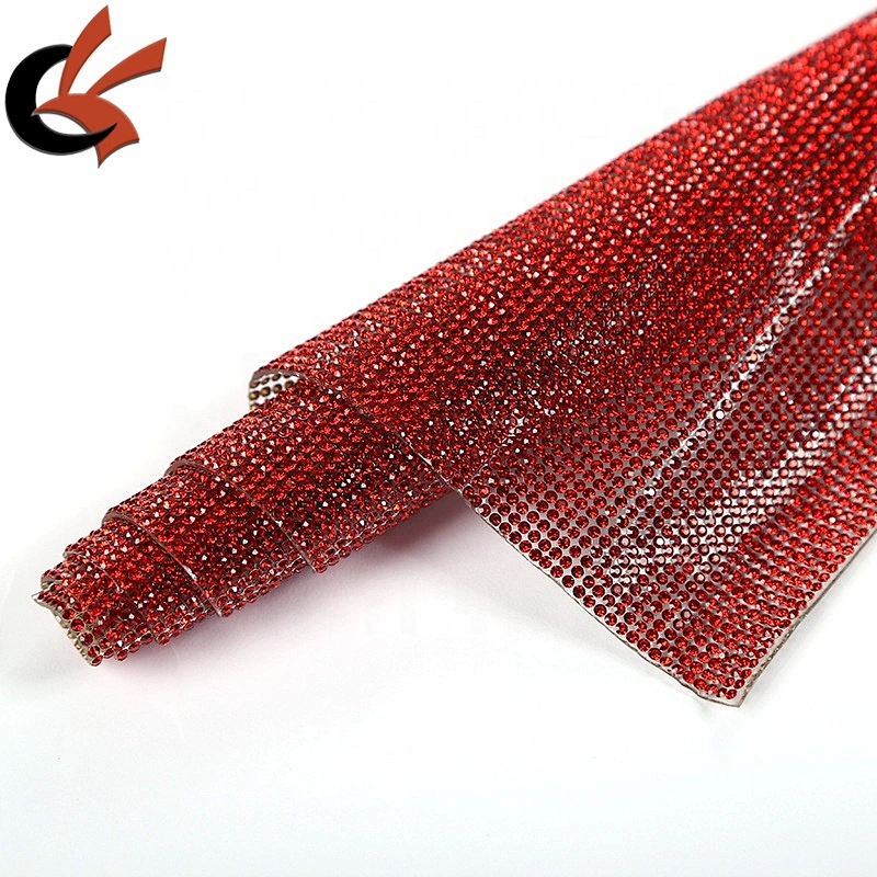 Hot sale various colors can choose 24x40cm 2mm top quality hot fix iron on mesh sheet