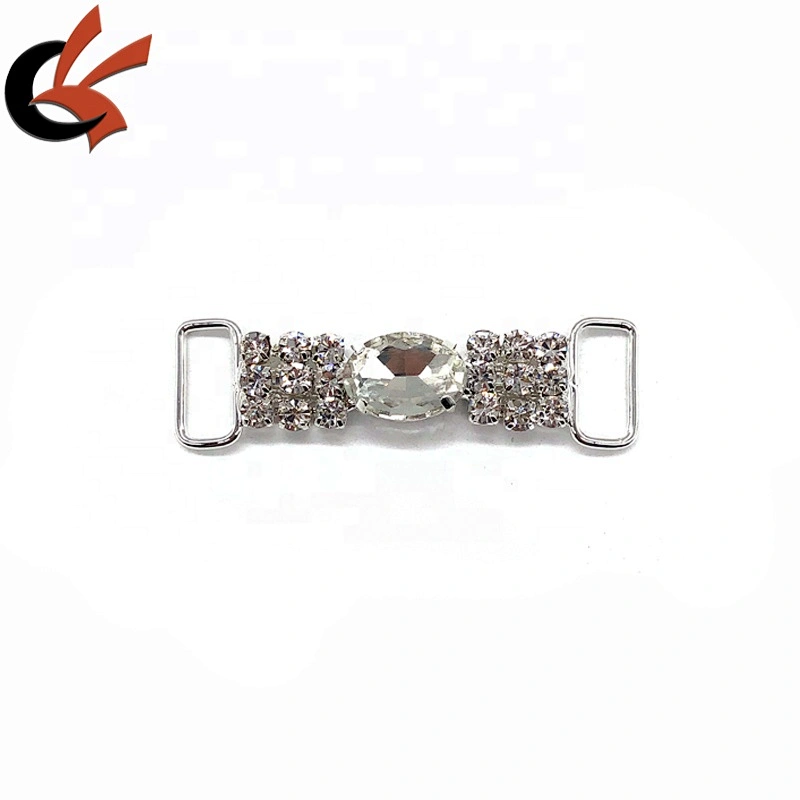 5.4cm Bag Shoes Clothing Swimwear Bra Accessories Rhinestone Decor Connectors Buckle