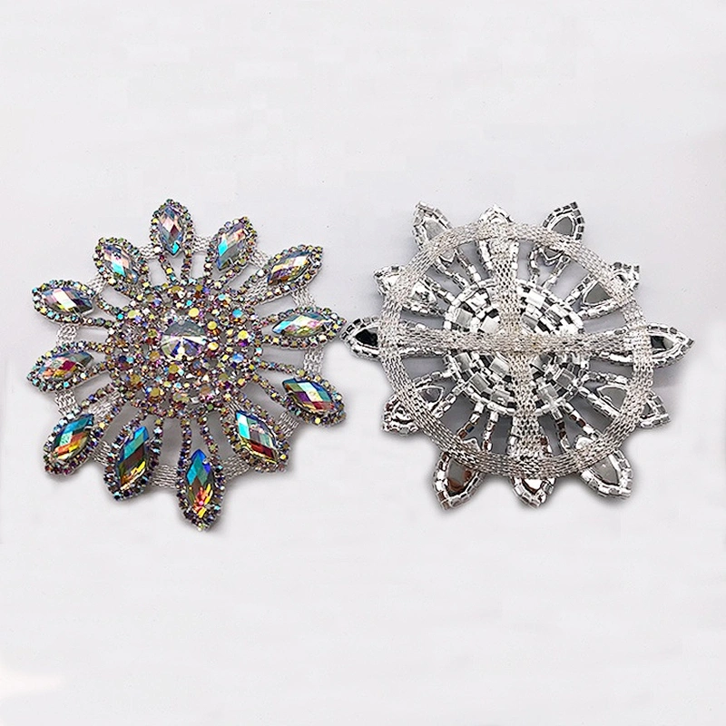 Custom rhinestone patch accessories jewelry for garment accessory