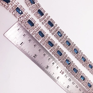 Costume jewelry Crystal Cup Rhinestone Trimming For Bridal Crystal Sash Wedding Belt