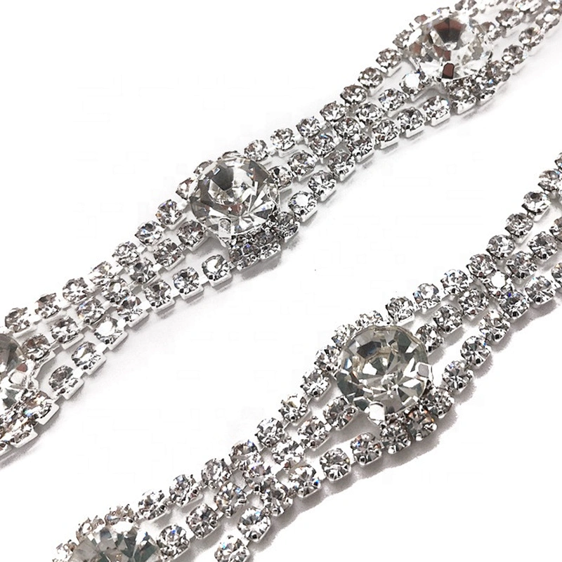 2020 High Quality Fashion Fancy Crystal Rhinestone Bikini Connector