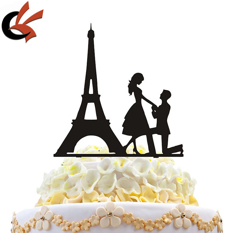 hot sale Mr&Mrs Cake Topper Acrylic Silhouette Wedding Cake Topper