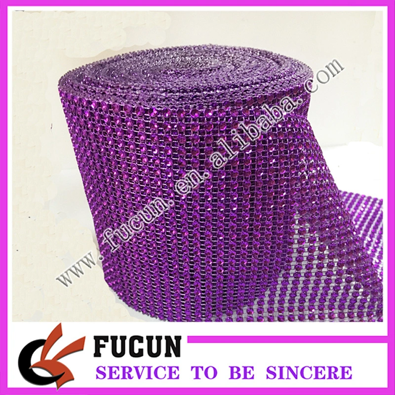 Rhinestone Mesh Trim Plastic Sew On Trim Applique Garments Wedding Accents Party Decoration Diamond Mesh