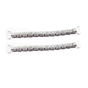 SS28 one clear rhinestone close chain connector for bikini pieces
