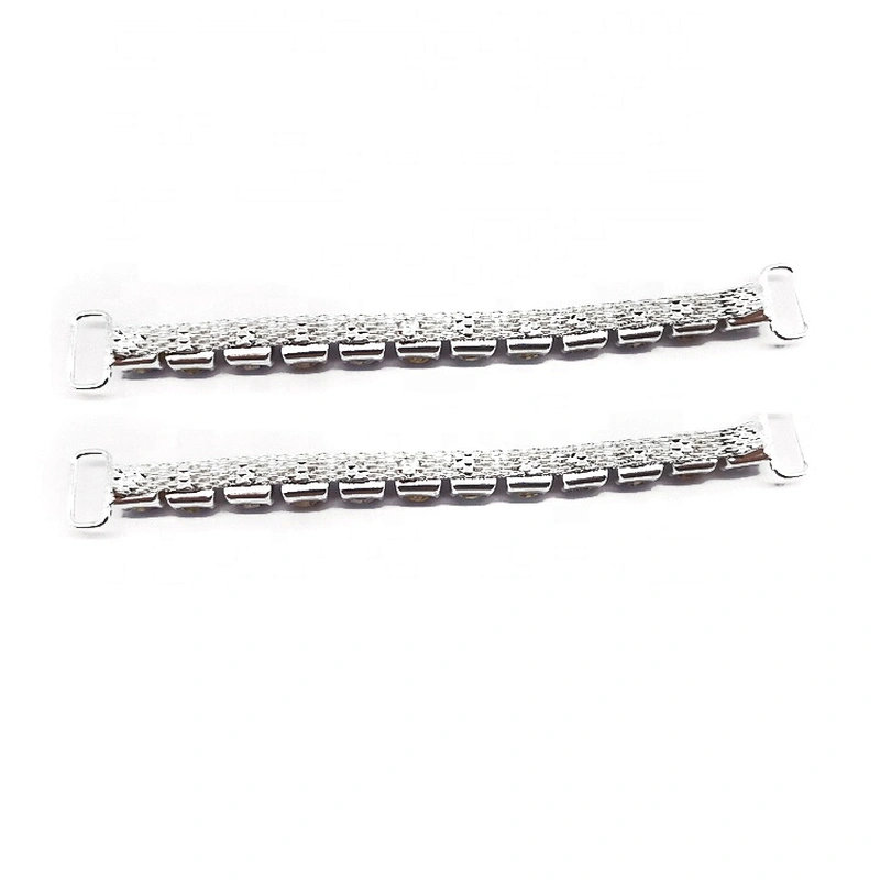 SS28 one clear rhinestone close chain connector for bikini pieces