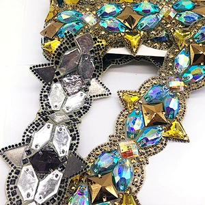 Wholesale Hot Fix Rhinestone trim Chain for Stage & Dance Wear accessories