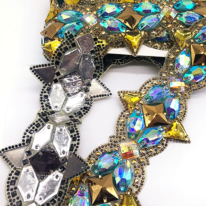 Wholesale Hot Fix Rhinestone trim Chain for Stage & Dance Wear accessories