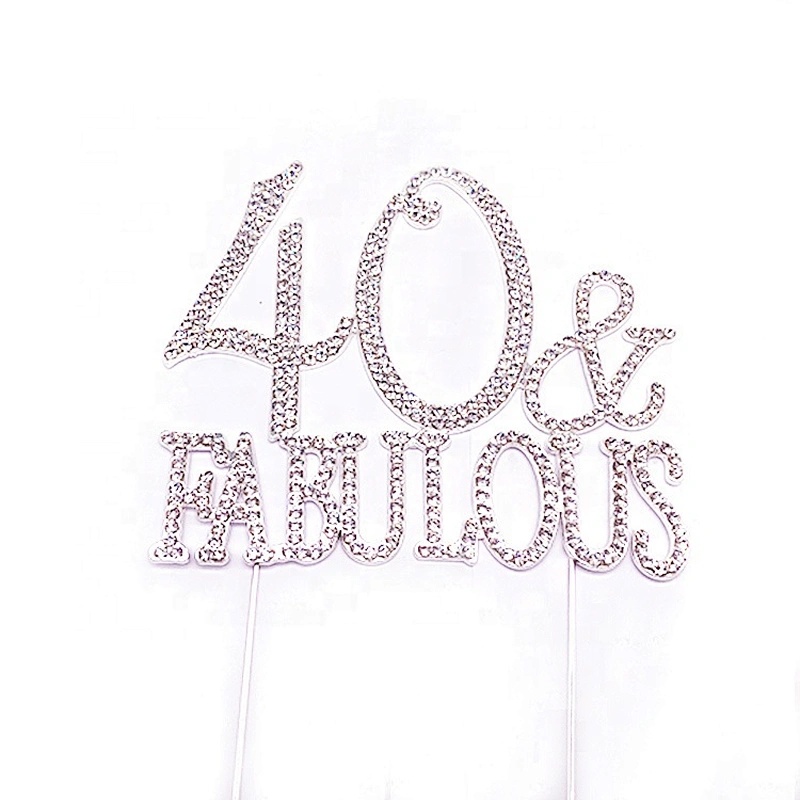 Party & Holiday supplies crystal cake topper for cake decoration accessories