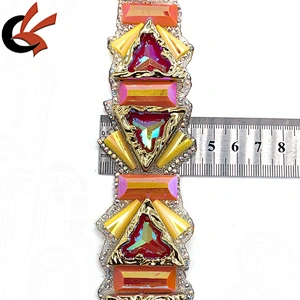 Wholesale Fashion styles Gems Iron on rhinestone trims